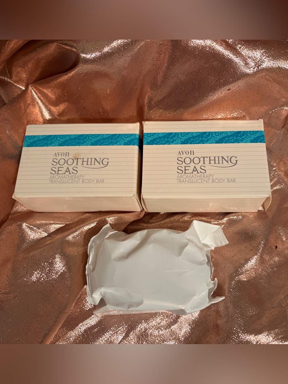Avon Soothing Seas Body Bar - Blue New in Original Package 🏝️ 2 Bars
